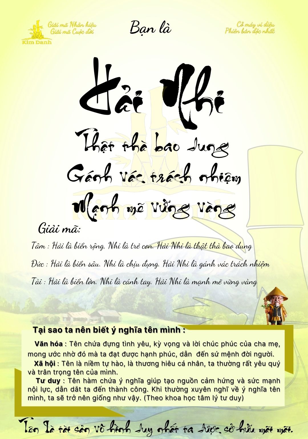 Giải mã ý nghĩa tên Hải Nhi