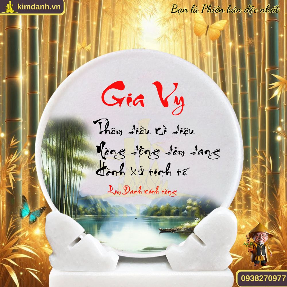 Ý nghĩa tên Gia Vy