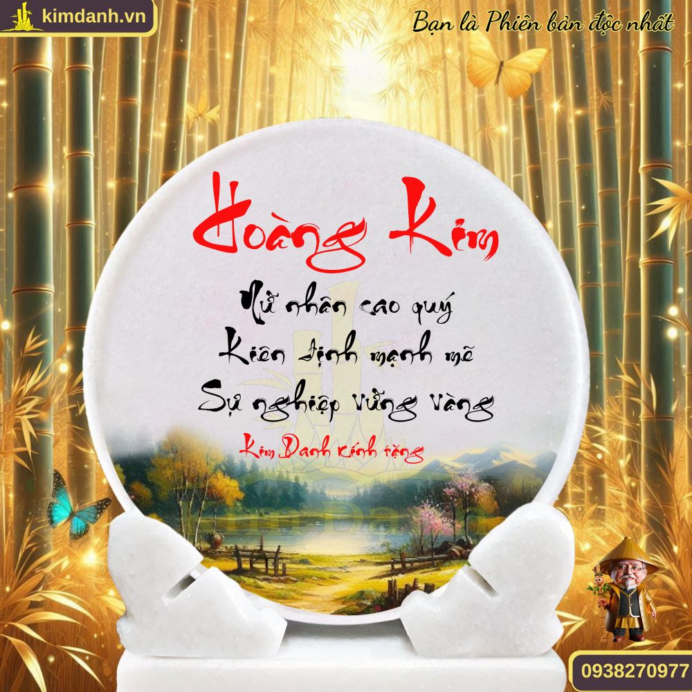 Ý nghĩa tên Hoàng Kim