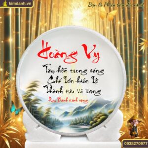 Ý nghĩa tên Hoàng Vy