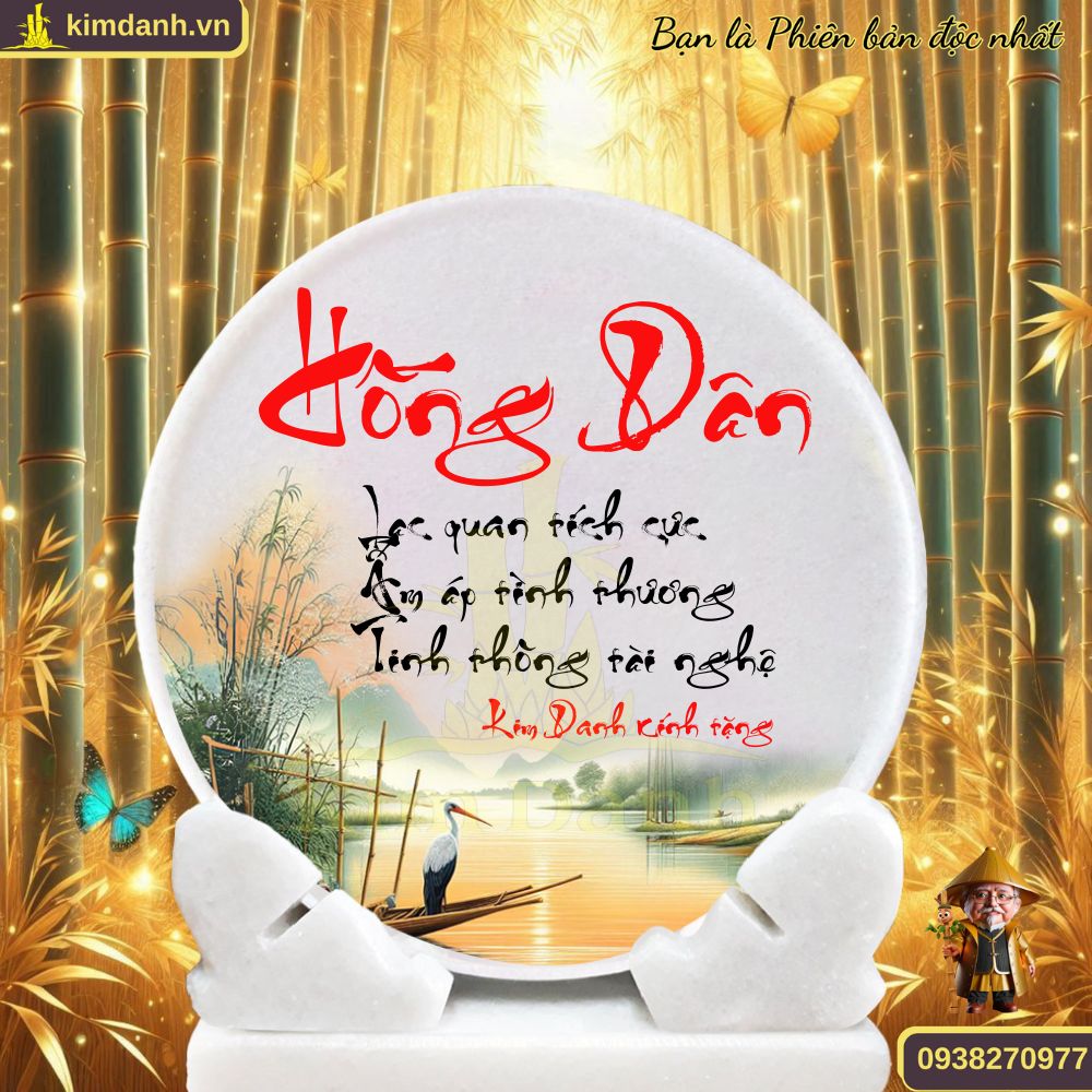 Ý nghĩa tên Hồng Dân