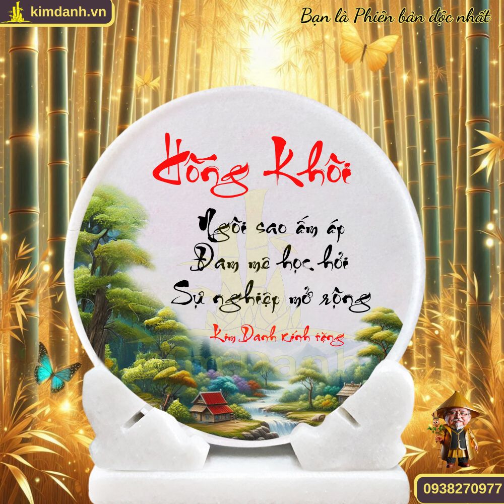 Ý nghĩa tên Hồng Khôi