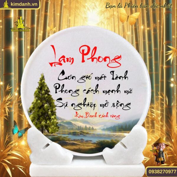 Ý nghĩa tên Lam Phong