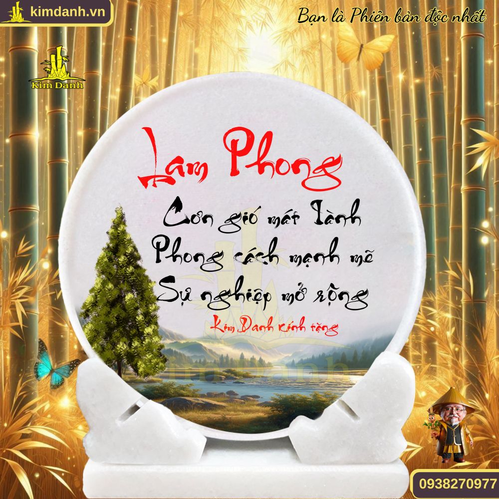 Ý nghĩa tên Lam Phong