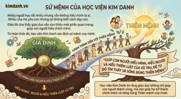 Sứ mệnh của học viện Kim Danh