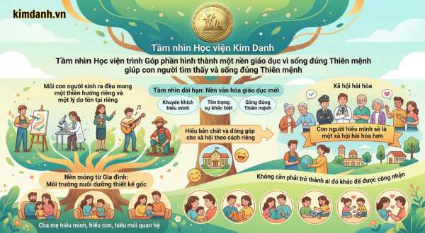 Tầm nhìn của Học viện Kim Danh 2 Tầm nhìn của Học viện Kim Danh