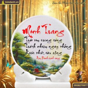 Ý nghĩa tên Minh Trang