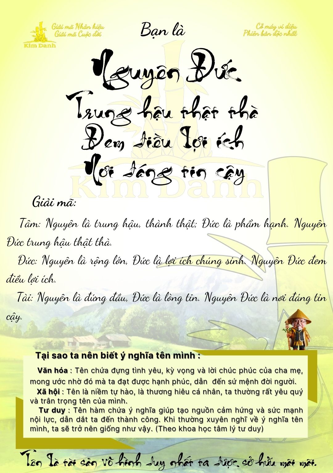 Ý nghĩa tên Nguyên Đức 4 Giải mã ý nghĩa tên Nguyên Đức