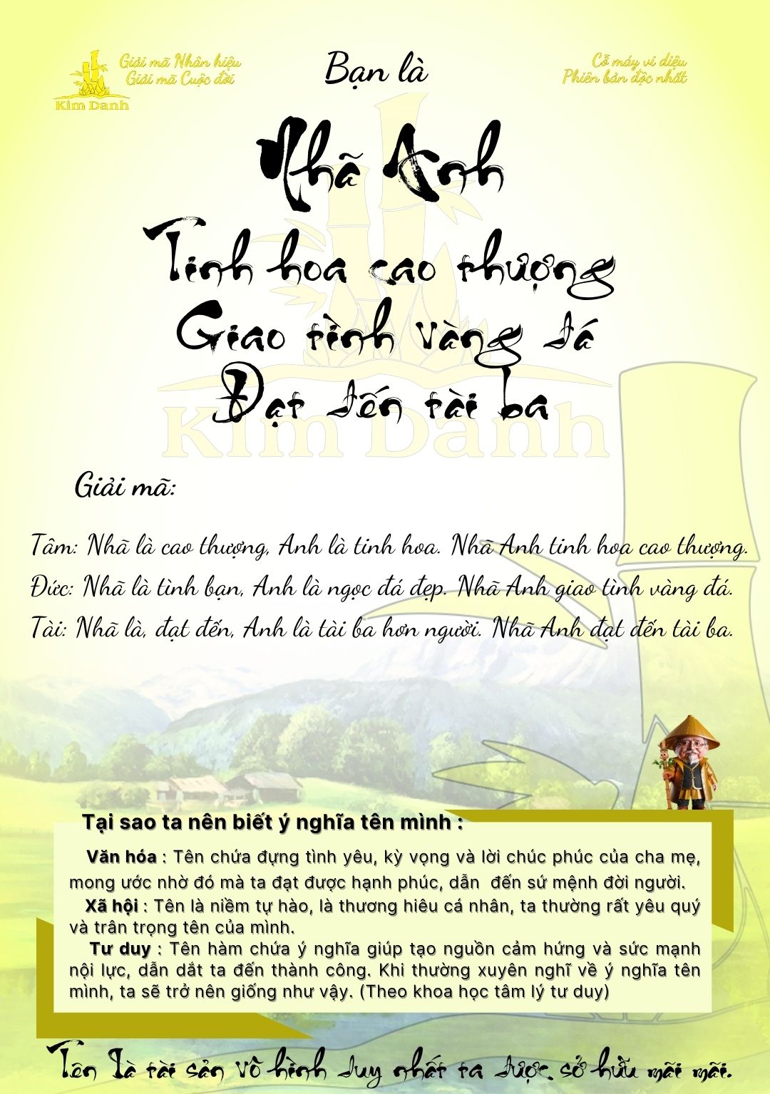 Ý nghĩa tên Nhã Anh 4 Giải mã ý nghĩa tên Nhã Anh