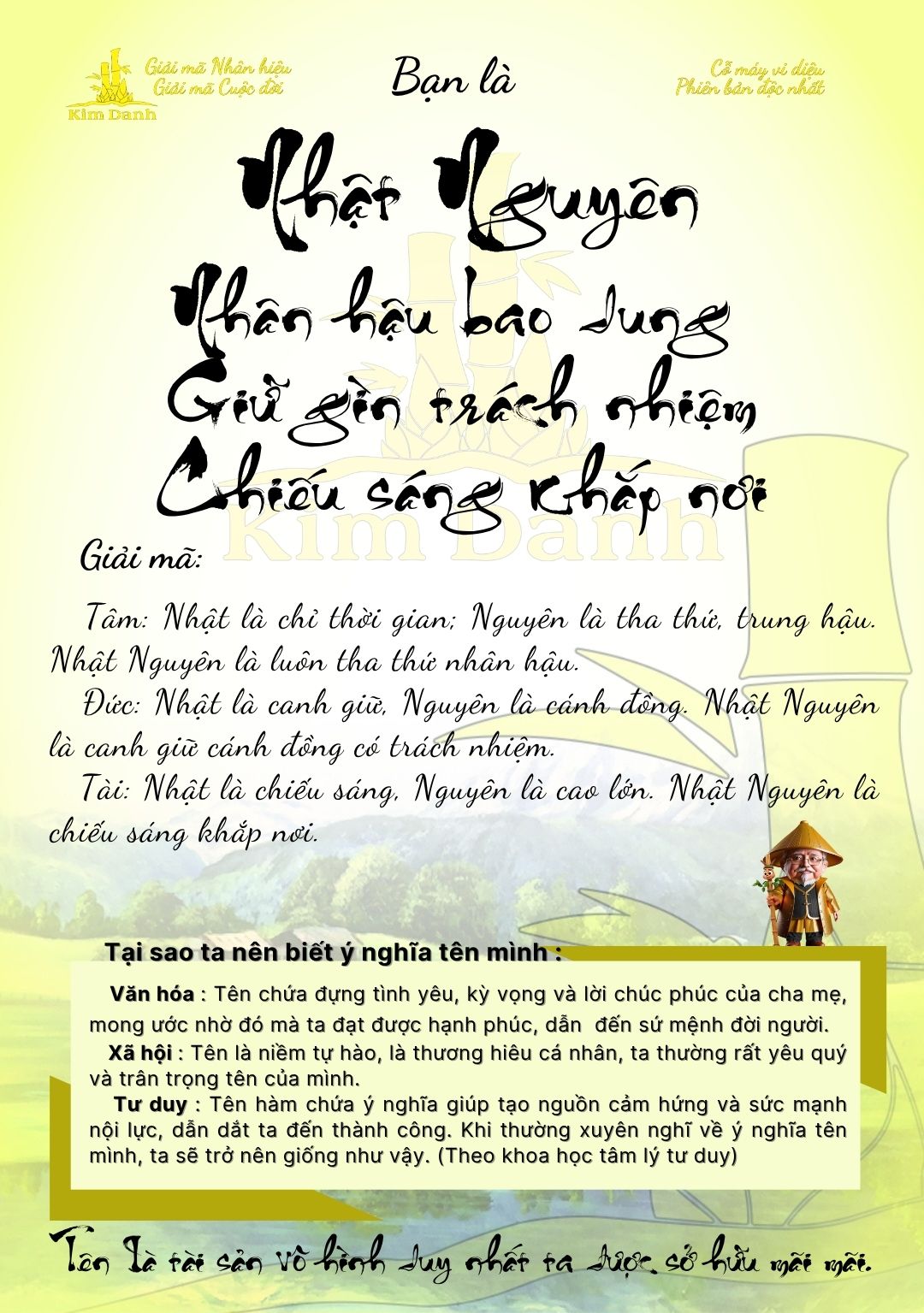 Giải mã ý nghĩa tên Nhật Nguyên