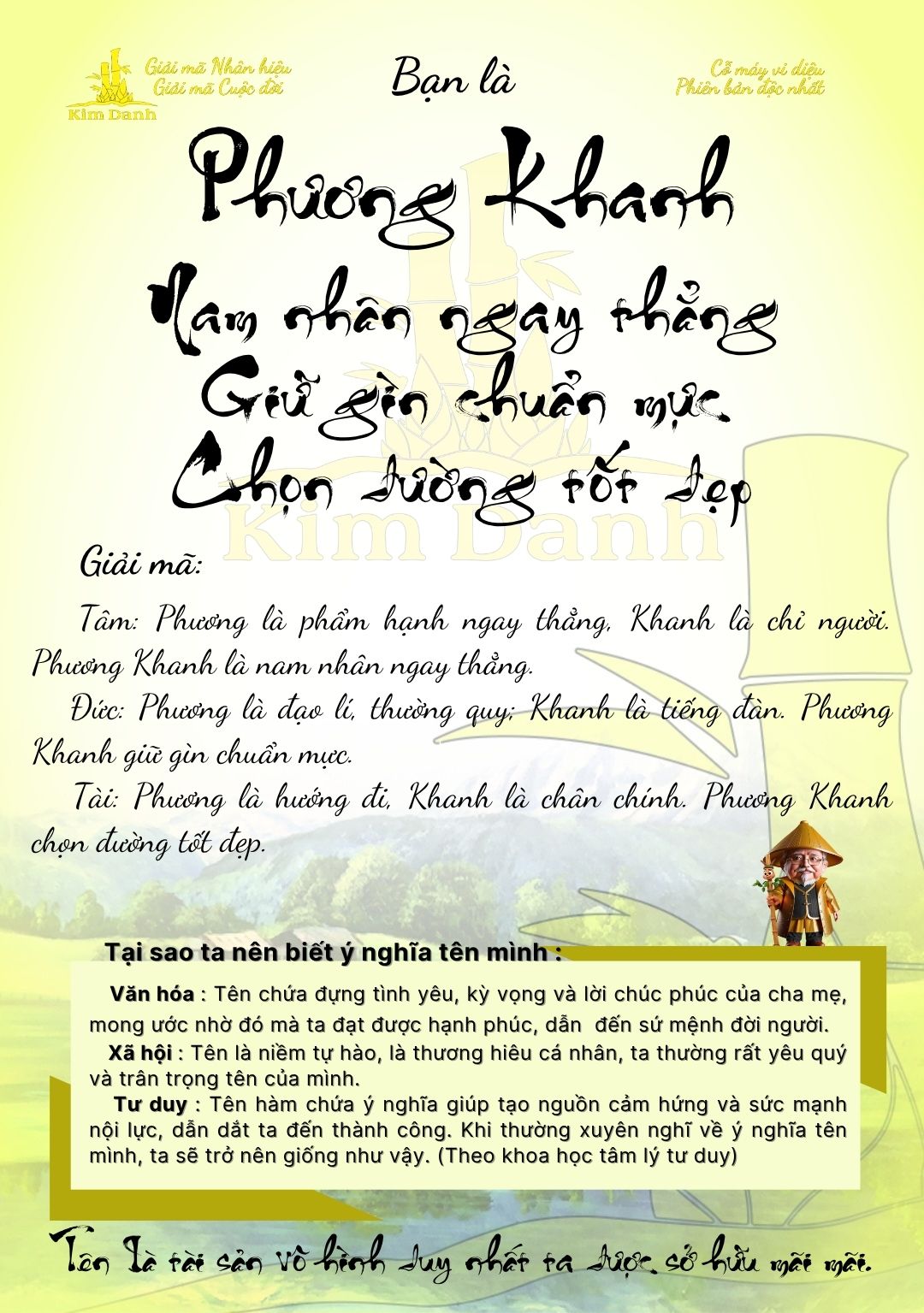 Ý nghĩa tên Phương Khanh 5 Giải mã ý nghĩa tên Phương Khanh