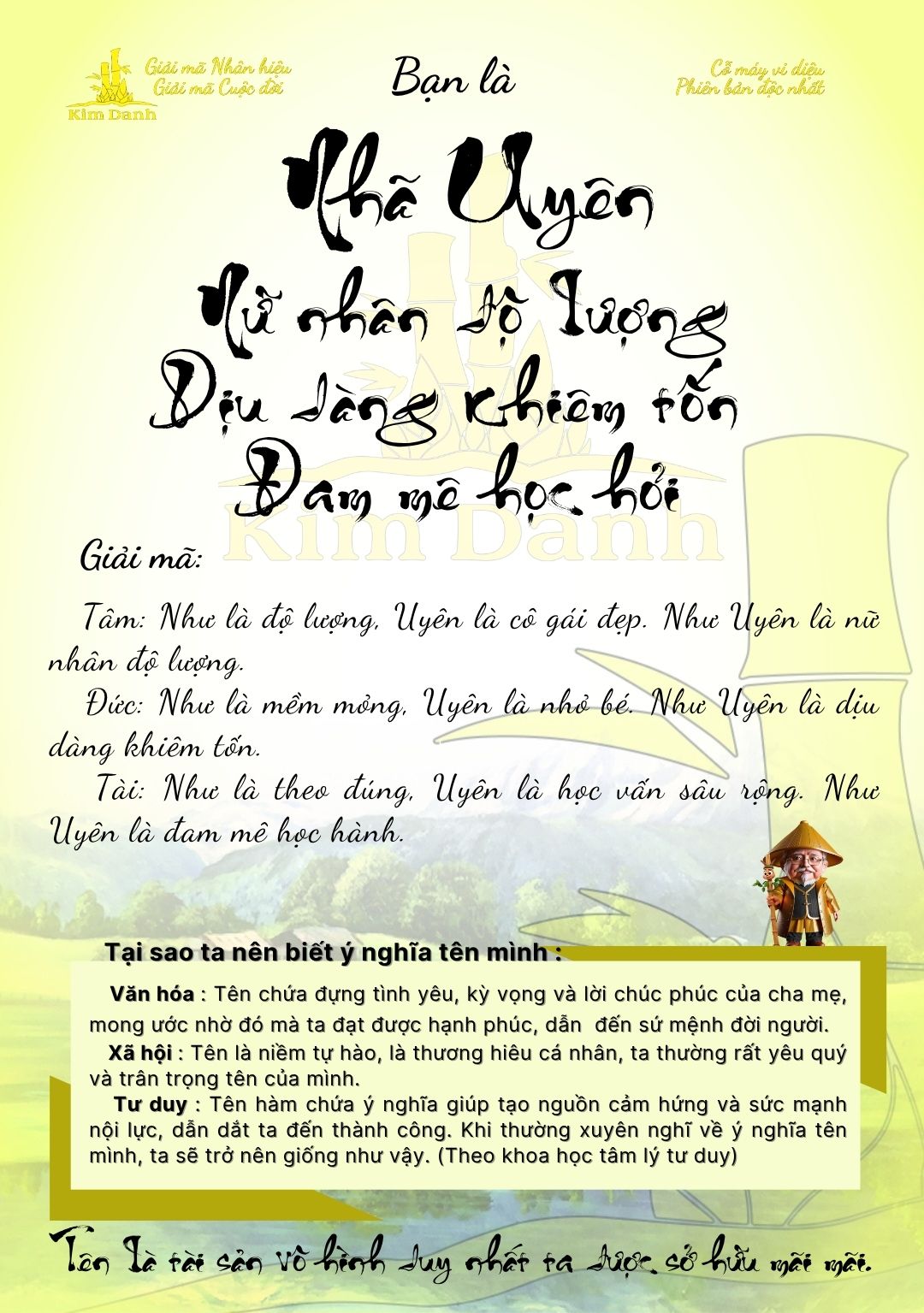 Ý nghĩa tên Như Uyên 5 Giải mã ý nghĩa tên Như Uyên