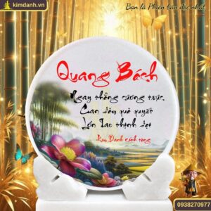 Ý nghĩa tên Quang Bách