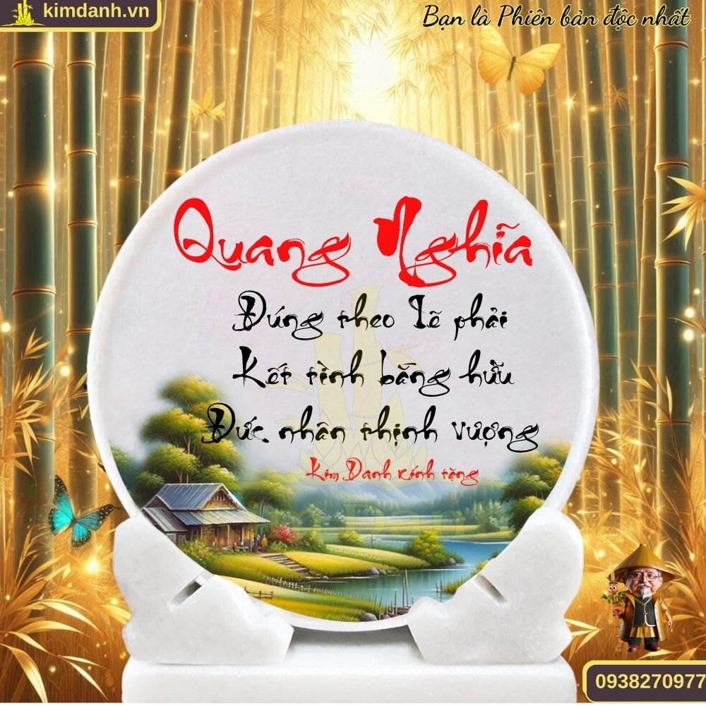 Ý nghĩa tên Quang Nghĩa