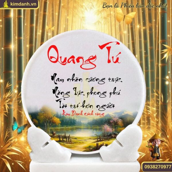 Ý nghĩa tên Quang Tú