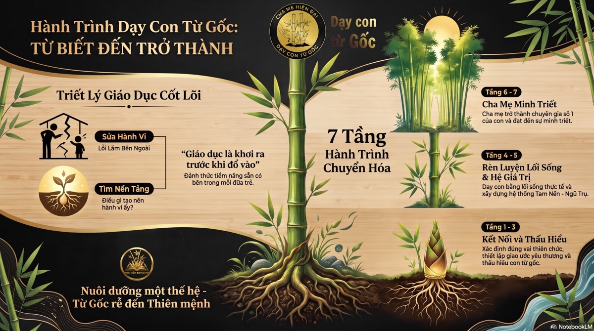 Dạy con từ Gốc 7 tầng