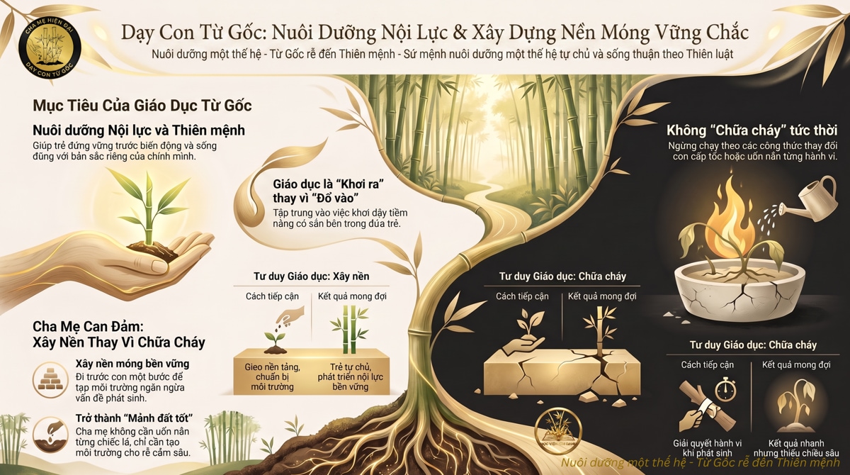 Mục tiêu của giáo dục từ Gốc