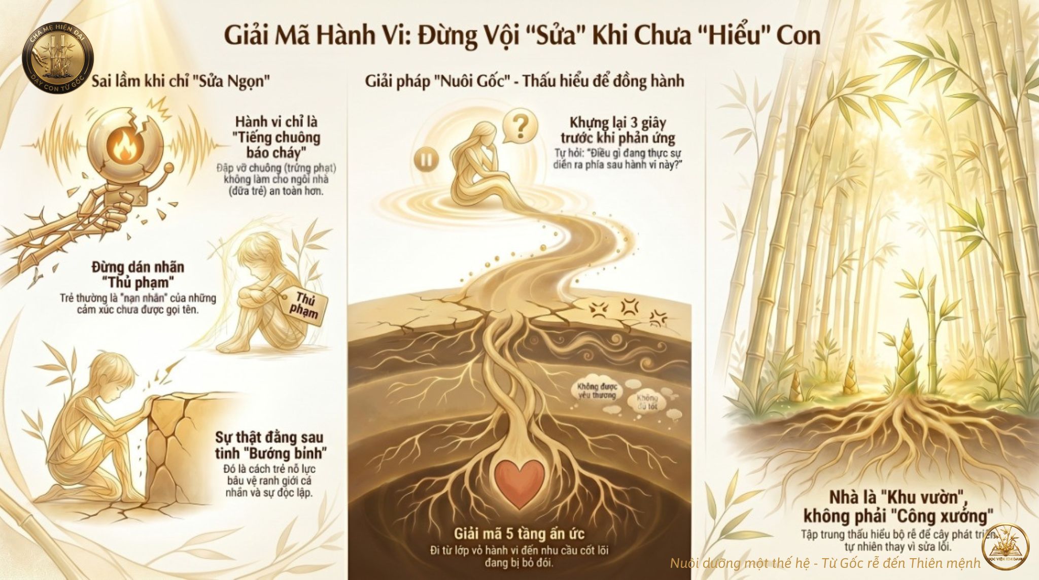 Cha mẹ càng cố sửa hành vi con càng chống đối: Giải mã tín hiệu từ con 5 Giải mã những tín hiệu phía sau hành vi của trẻ và hướng dẫn cách đồng hành từ gốc