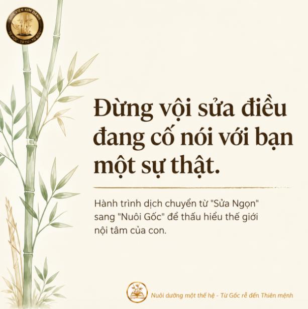 Cha mẹ càng cố sửa hành vi con càng chống đối