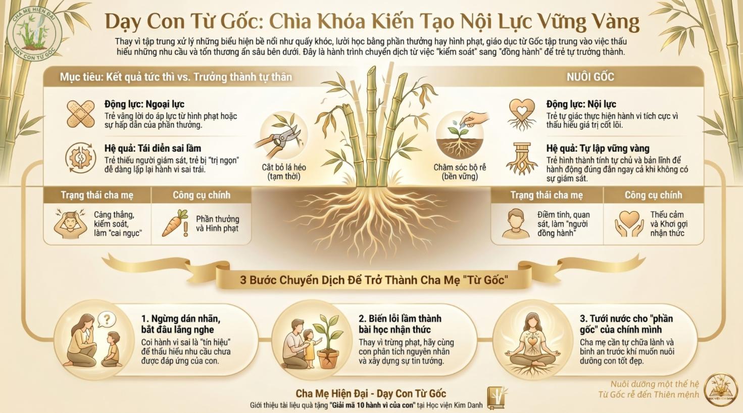 Tại sao nuôi dưỡng từ Gốc lại thắp lên ngọn lửa Hy vọng?