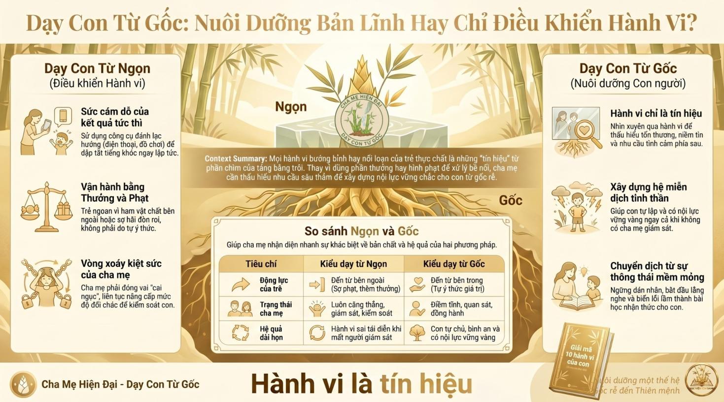 Biến mọi lỗi lầm thành một bài học nhận thức cho con