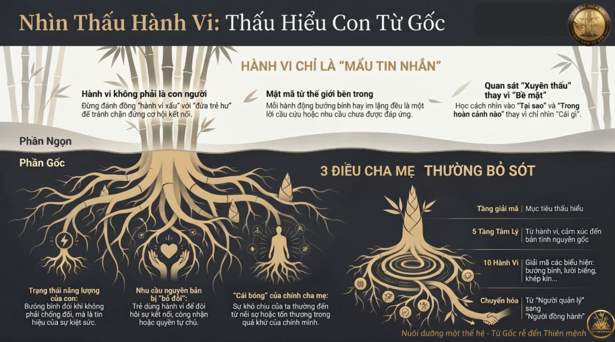 Cách thấu hiểu tâm lý trẻ: Đừng chỉ nhìn hành vi, hãy nhìn điều bị bỏ sót 4 Đằng sau mỗi hành vi của trẻ đều có một thông điệp