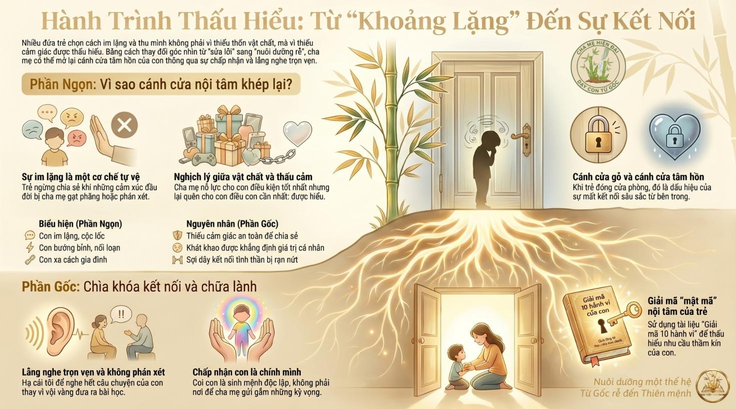 Trẻ thu mình ít chia sẻ: Khi sự im lặng đang nói lên điều gì? 8 Tiếng gọi từ tình yêu thương thuần khiết