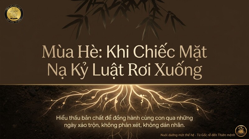 Mùa hè là lúc chiếc mặt nạ kỷ luật tự giác ở trẻ rơi xuống 30 2. Mùa hè là lúc chiếc mặt nạ kỷ luật rơi xuống_01 (1)
