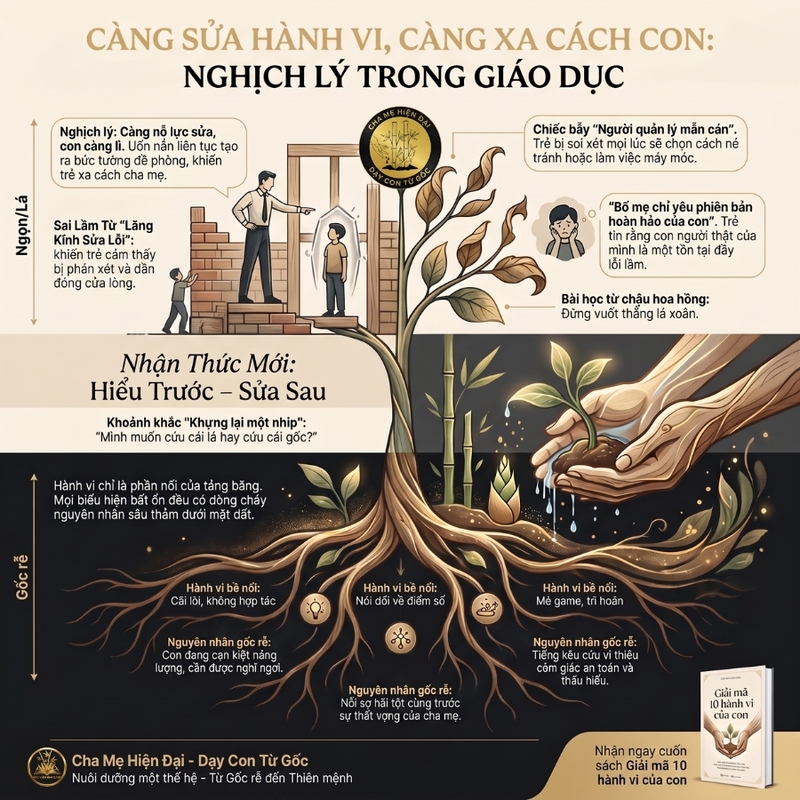 Sửa hành vi của con