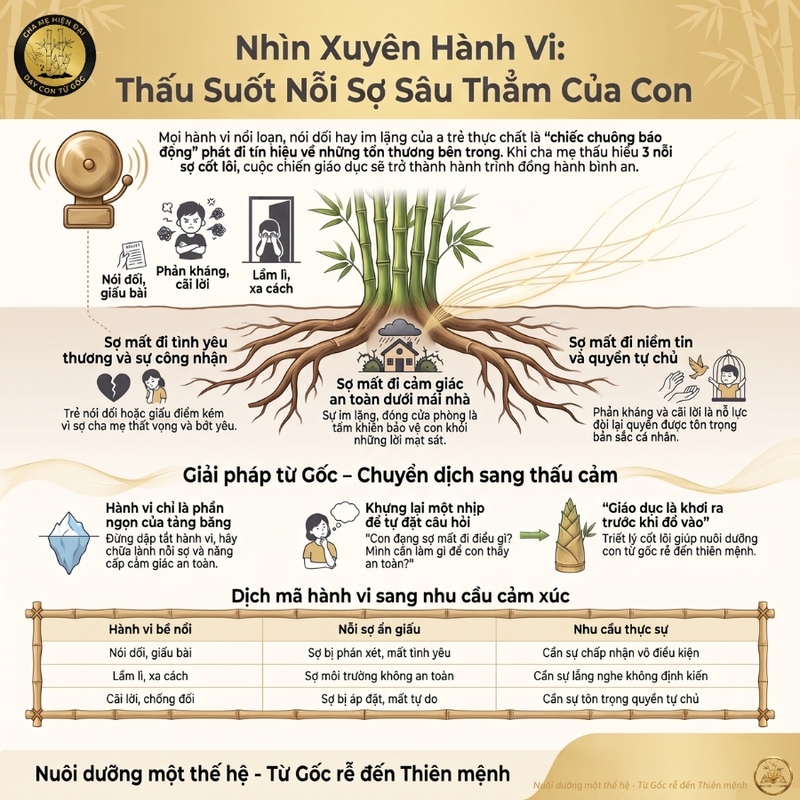 Hiểu nổi sợ của con