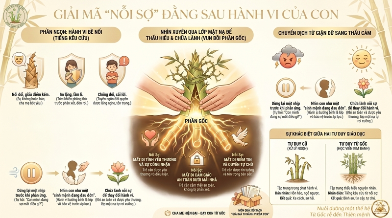 Hiểu nỗi sợ của con: Điều cha mẹ cần biết để đồng hành cùng con 32 Giải mã những nổi sợ của con