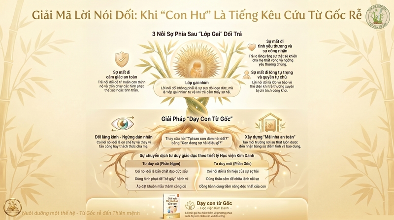 Tại sao trẻ nói dối? Đằng sau lời nói dối của con là gì? 9 Đảo chiều góc nhìn để thắp lên ngọn lửa Hy vọng